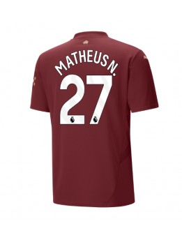 Manchester City Matheus Nunes #27 Rezervni Dres 2024-25 Kratak Rukavima